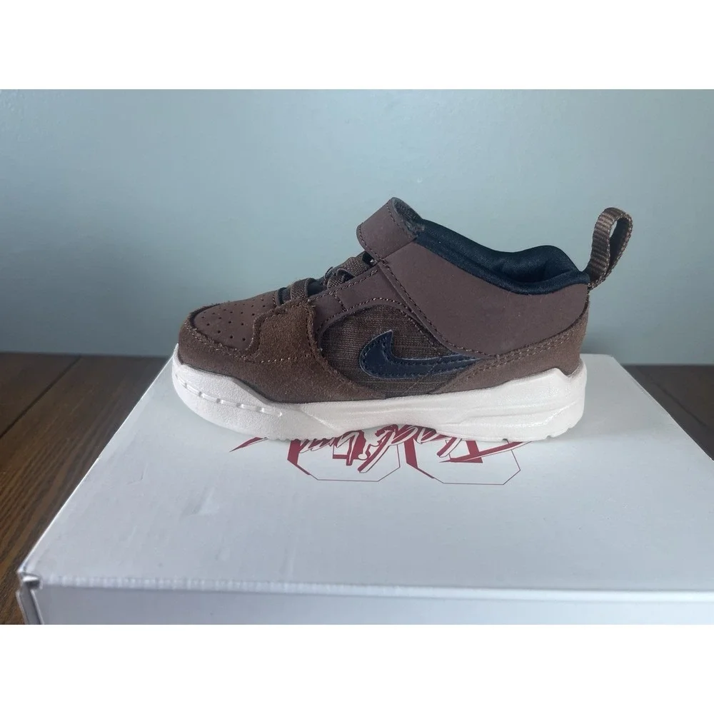 Nike Jordan Stadium 90 TD Baby Toddler 7C Brown Casual Shoe DX4396-104